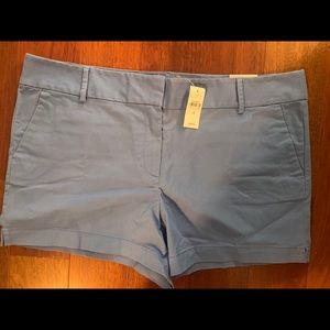 NWT Loft “The Rivera Short” Blue 4 inch Inseam